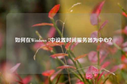 如何在Windows 7中設置時間服務器為中心？